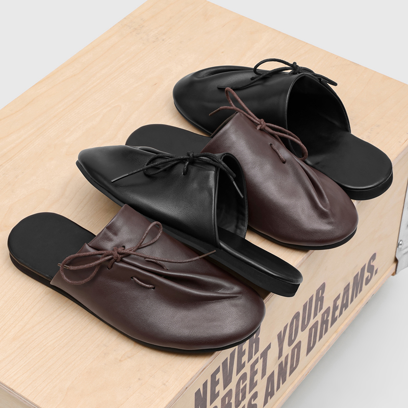 Flip Flop Leather Men - Nuevas Pantuflas de Moda Cómodas para